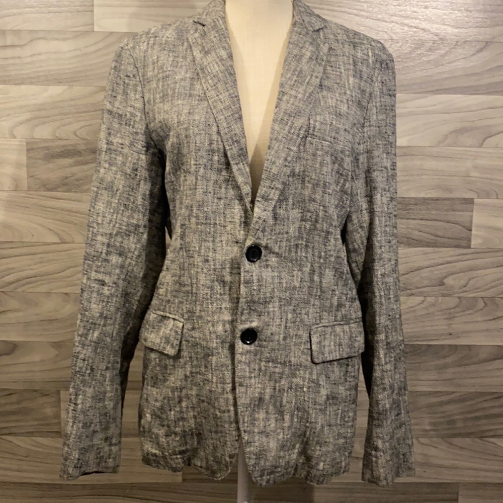 Burberry Black Label Black and White Blazer